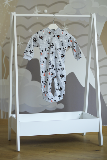 Baby-Strampler mit Koala Hundefreunden – 100 % Baumwolle