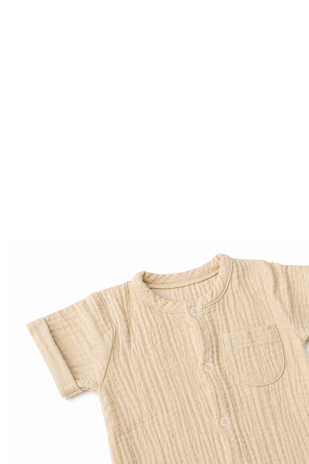 Baby Musselin Jumpsuit – Beige