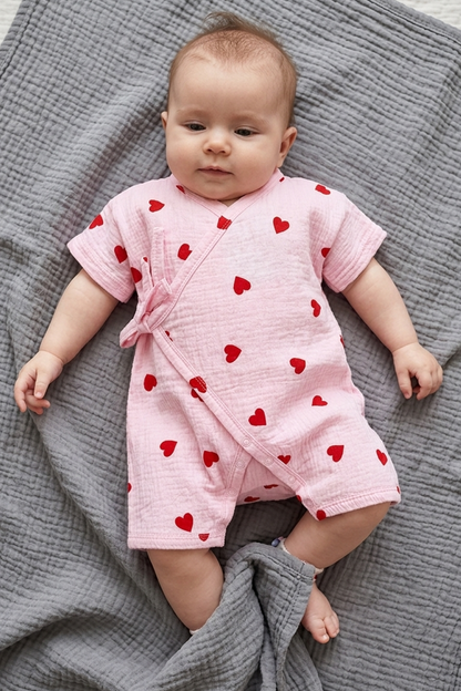Baby Musselin Jumpsuit mit Muster