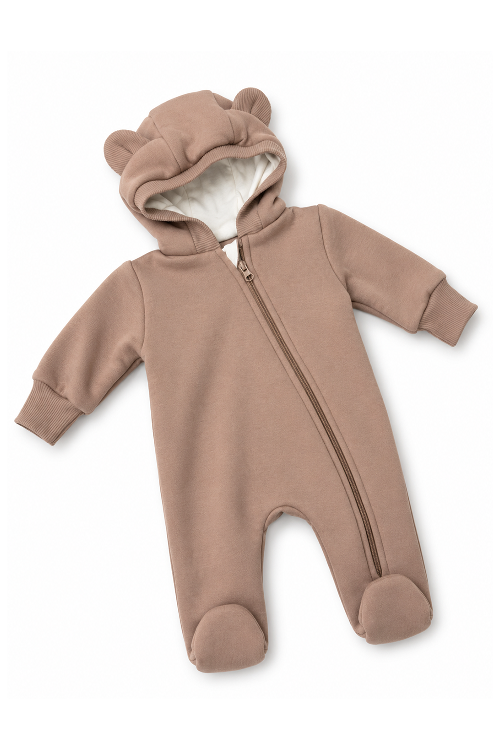 Baby Overall mit Kapuze und Bärenohren