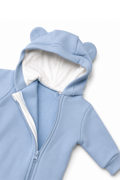 Baby Overall mit Kapuze und Bärenohren