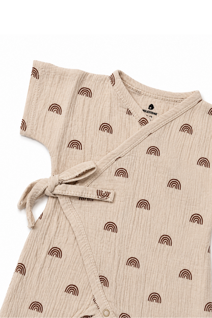 Baby Musselin Jumpsuit mit Muster