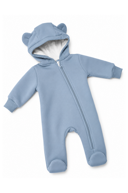 Baby Overall mit Kapuze und Bärenohren