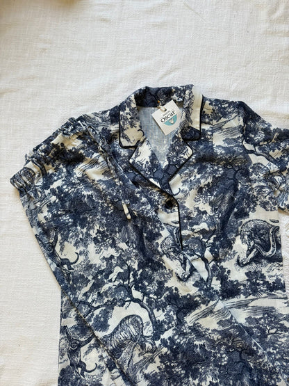 Mama Elegance Set in Dunkelblau